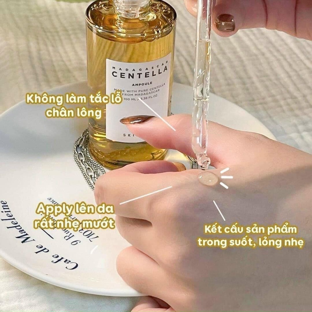 Serum Rau Má Skin1004 Madagascar Centella Ampoule 100ml Tinh chất rau má làm dịu da, dưỡng trắng và phục hồi da