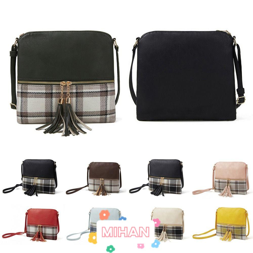 Túi Da PU Đeo Chéo Vai Có Tua Rua Chất Lượng Cao MIHAN1