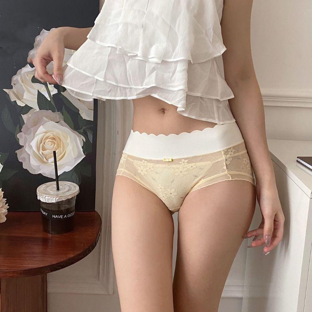 Quần Lót Ren Hoa Co Giãn Gợi Cảm Dành Cho Nữ