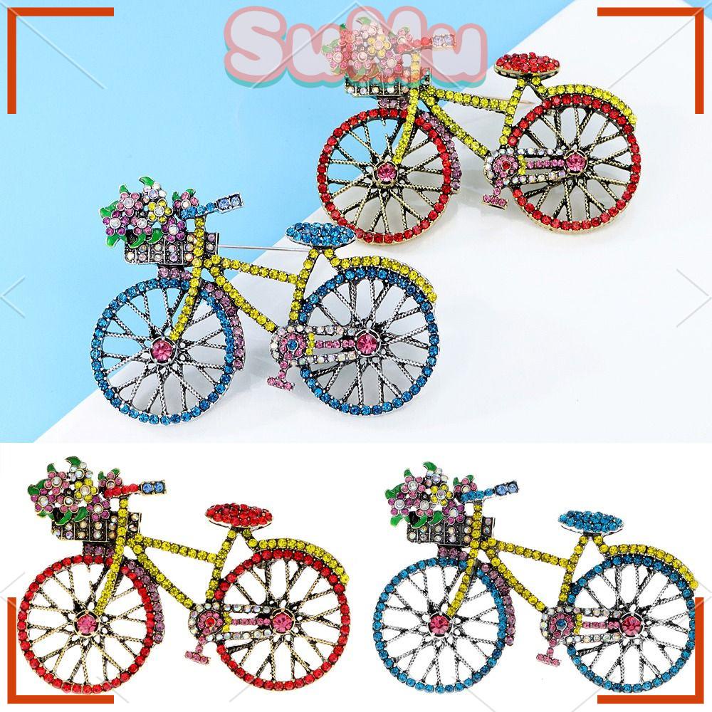 Ghim Cài Áo Hình Xe Đạp Phong Cách Vintage