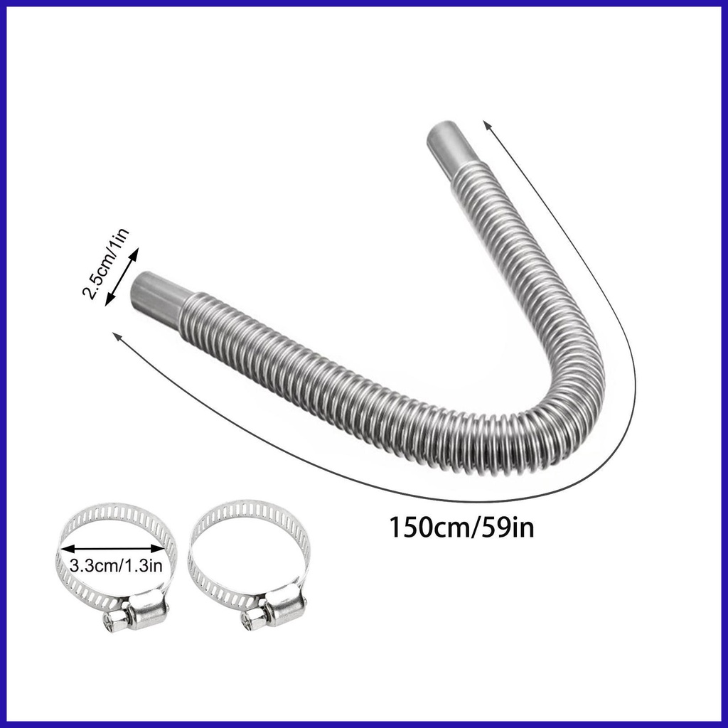 Ống Xả Khí Diesel Bằng Thép Không Gỉ Cho Máy Sưởi