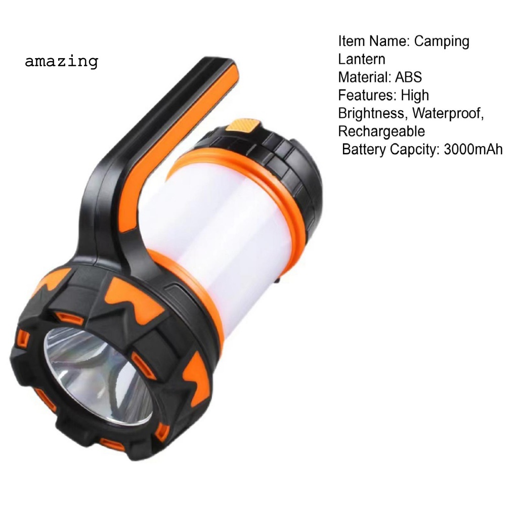 1 Bộ Đèn LED Cắm Trại Siêu Sáng IPX4 6 Chế Độ Chống Thấm Nước Tiện Dụng