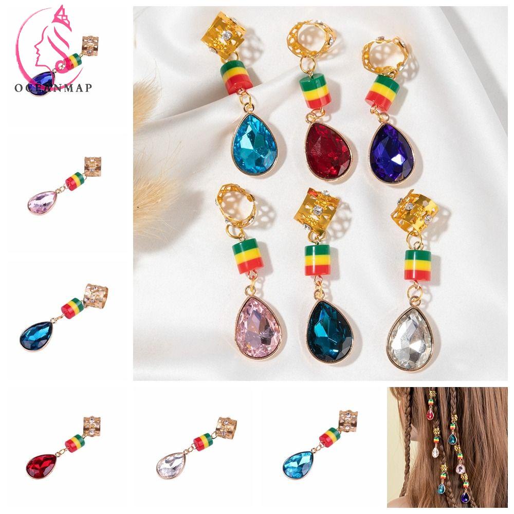 Khóa Cài DIY Bằng Hợp Kim Thiết Kế Rỗng|Chuỗi Hạt Dreadlock Dành Cho Nữ