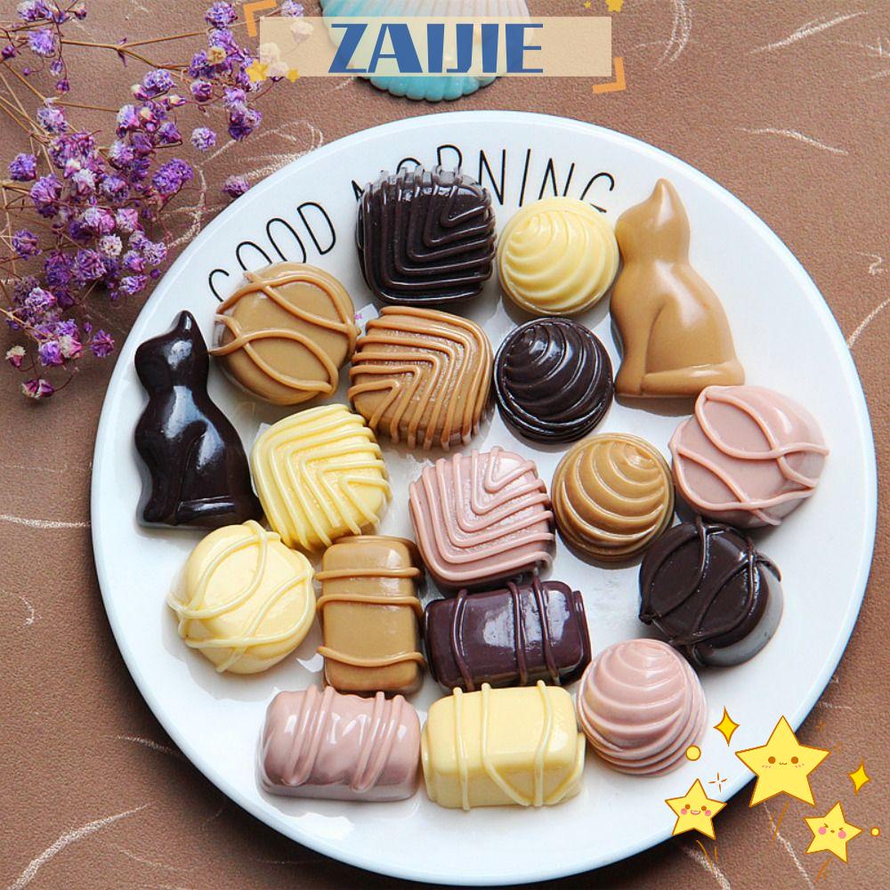 Mô Hình Kẹo Sô Cô La Giả 24 Món Bằng Resin Dành Cho Chụp Hình