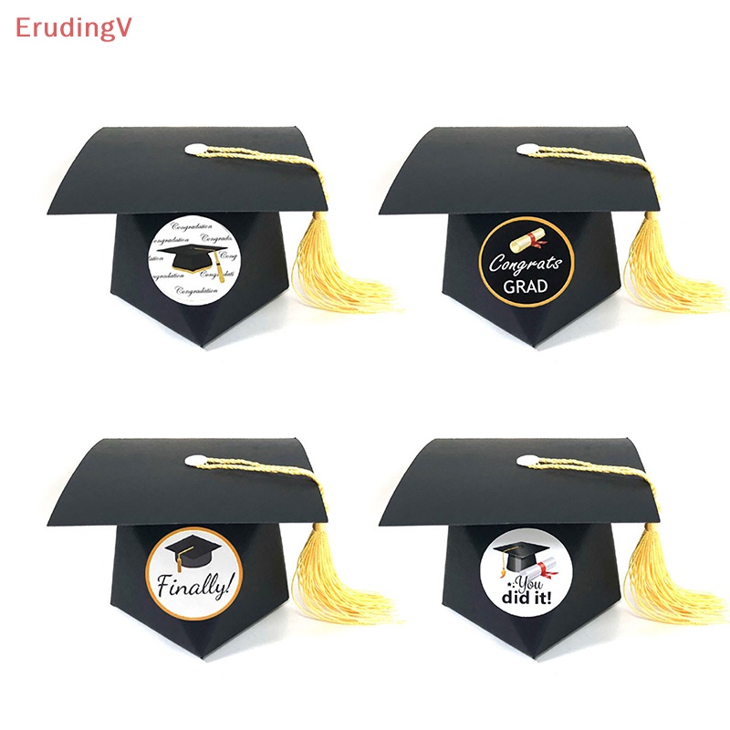 Bộ 24 Miếng Dán Trang Trí Hộp Kẹo Mừng Lễ Tốt Nghiệp