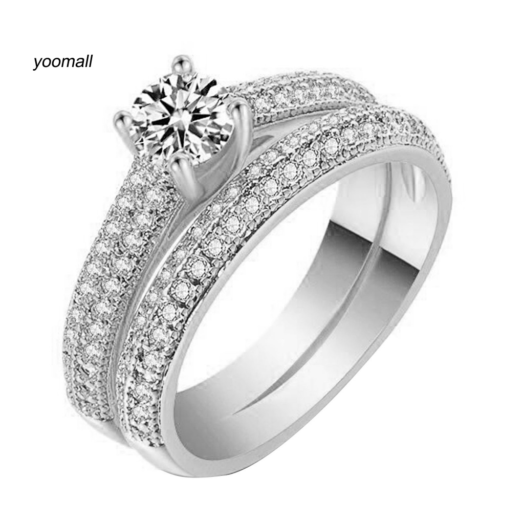 Set 2 Vòng Tay Đính Đá Lấp Lánh Thời Trang Cho Nữ