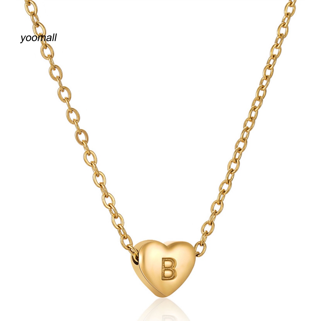 Vòng cổ Mạ Điện Mặt Chữ O Đơn Giản Cho Nữ