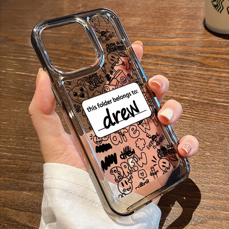 Ốp Điện Thoại Họa Tiết kuromi Melody DREW Cho iphone 14 11 13 12 X XS Pro Max xr Mini xr 7 8 plus