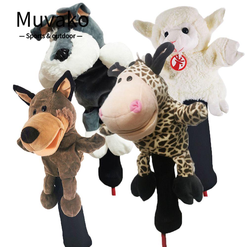MUVAKO Vỏ Bọc Đầu Gậy Đánh Golf Bằng Lông Nhung Cổ Cao Phong Cách Thể Thao