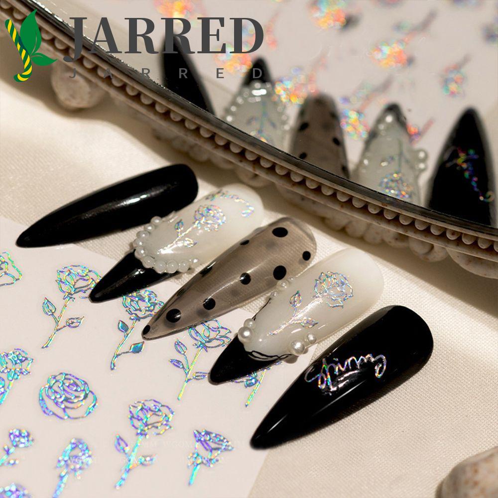 Nhãn Dán Móng Tay Họa Tiết Ngôi Sao / Trái Tim / Mặt Cười Nhiều Phong Cách Khác Nhau