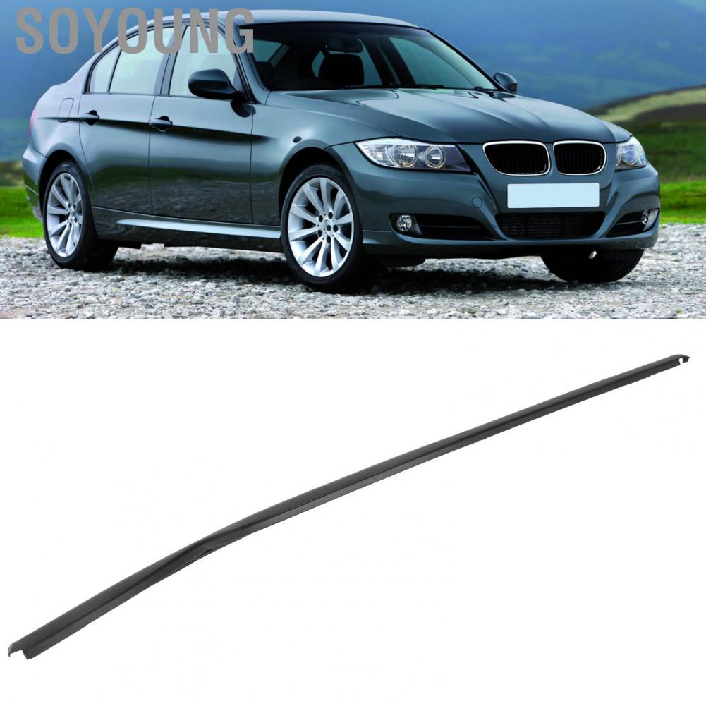 Soyoung Window Weather Strip  Rubber Front Left Door 51337060235 Window Glass Seals  Replacement for 3 Series E90 02/2004 09/2008 for Maintenance