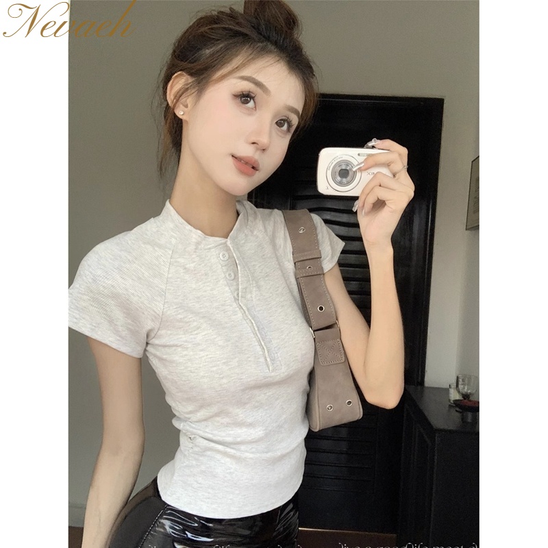 Áo Thun Tay Ngắn Thời Trang Hè Mới Cho Nữ