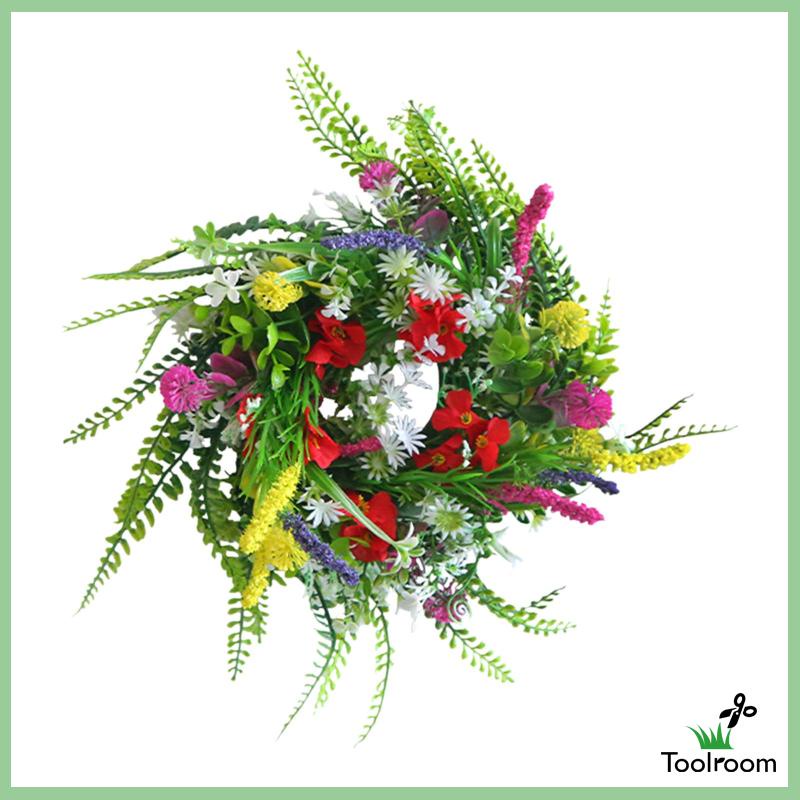 Vòng Hoa Nhân Tạo Treo Cửa Trước Trang Trí Tiệc Cưới