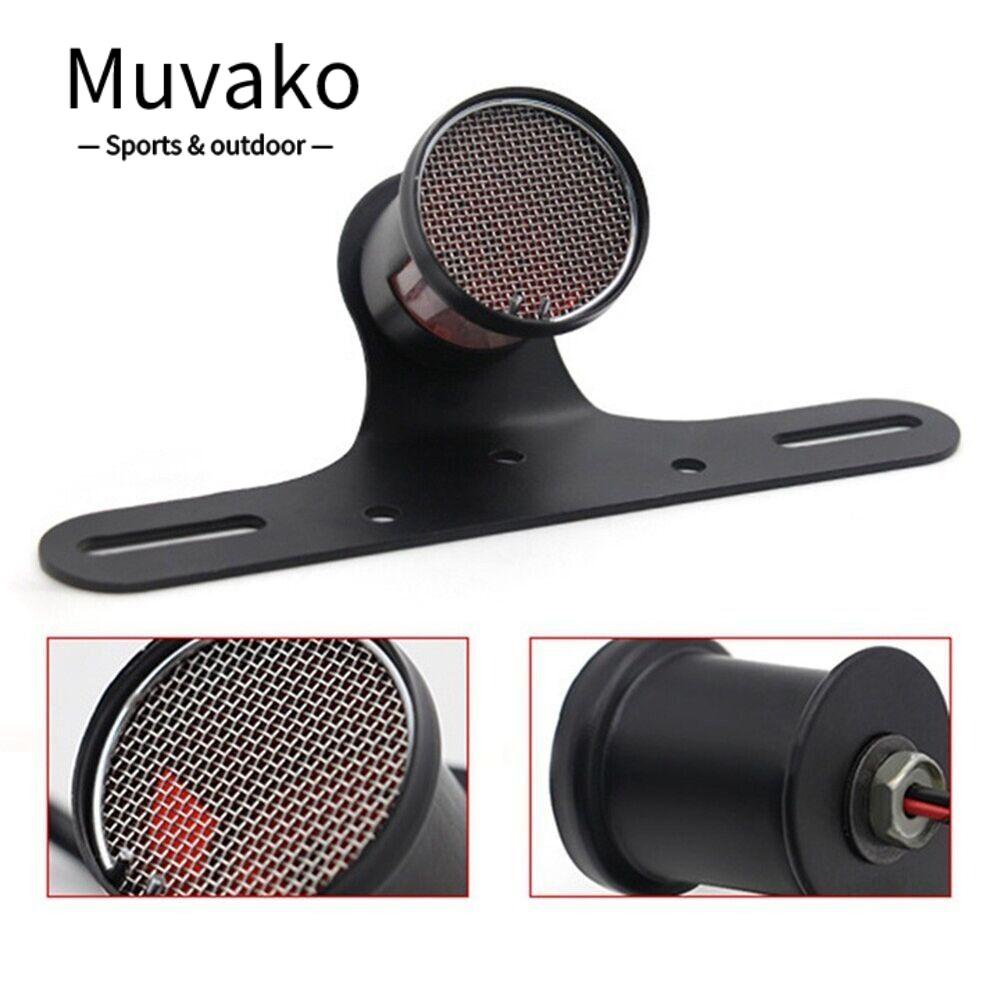 MUVAKO Đèn Đuôi Xe Mô Tô  Bằng Kim Loại Chất Lượng Cao