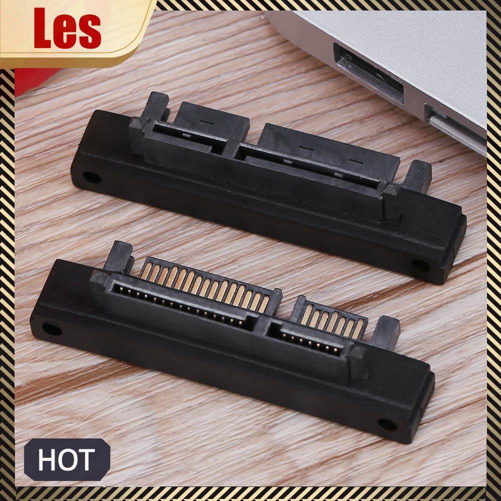 Cổng Chuyển Đổi 90 Độ 7 + 15Pin SATA Đực Sang Cái Cho SATA HDD SSD