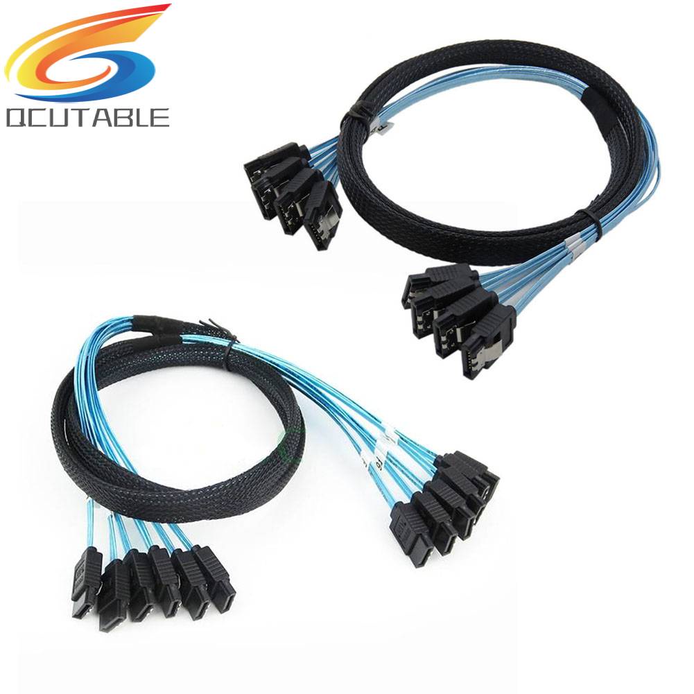 Cáp Dữ LiệU SATA III 6Gbps SAS Cho MáY Chủ SATA 7 Pin Sang SATA 7 Pin