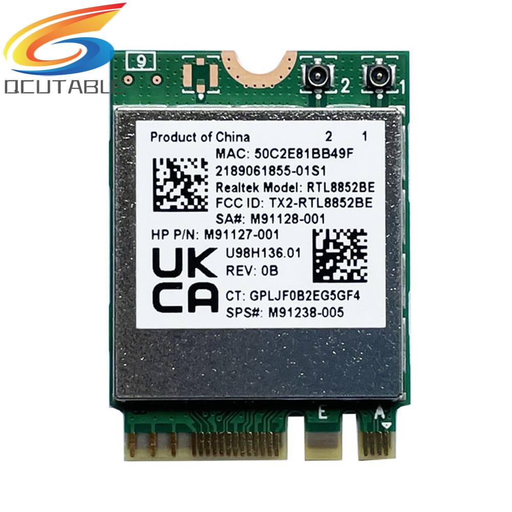 Mô Đun Thẻ Mạng Bluetooth 2.4G 5G 1800M NGFF M.2 WiFi6 Cho Laptop