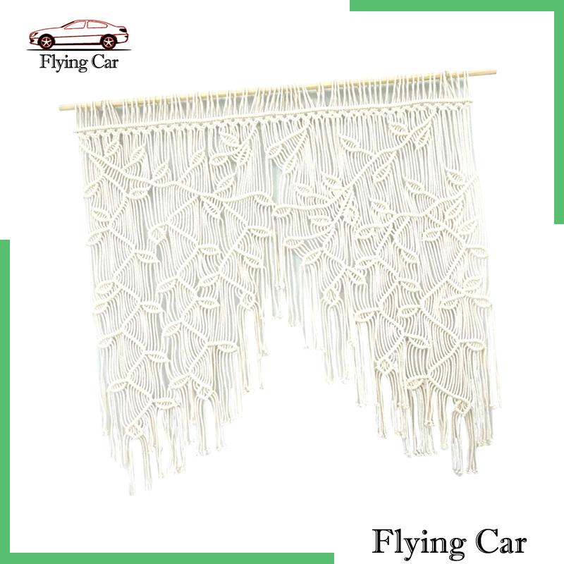 Set 2 Lá Macrame Thủ Công Treo Tường Trang Trí Phòng Ngủ / Tiệc Tùng