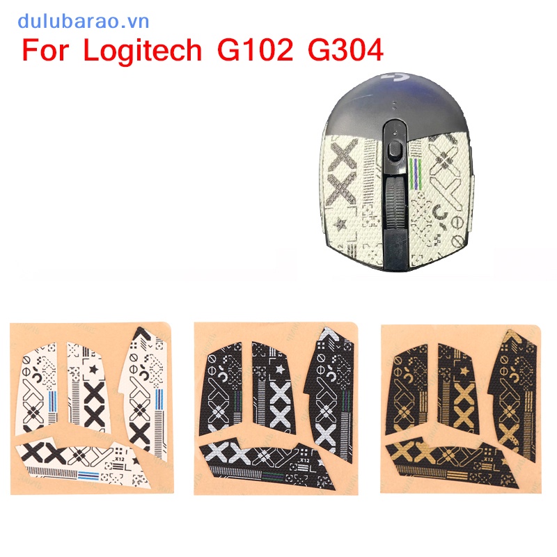 Dul Chuột Grip Băng Skate DIY Sticker không trượt hút mồ hôi cho LOGITECH G102 G304 Ao