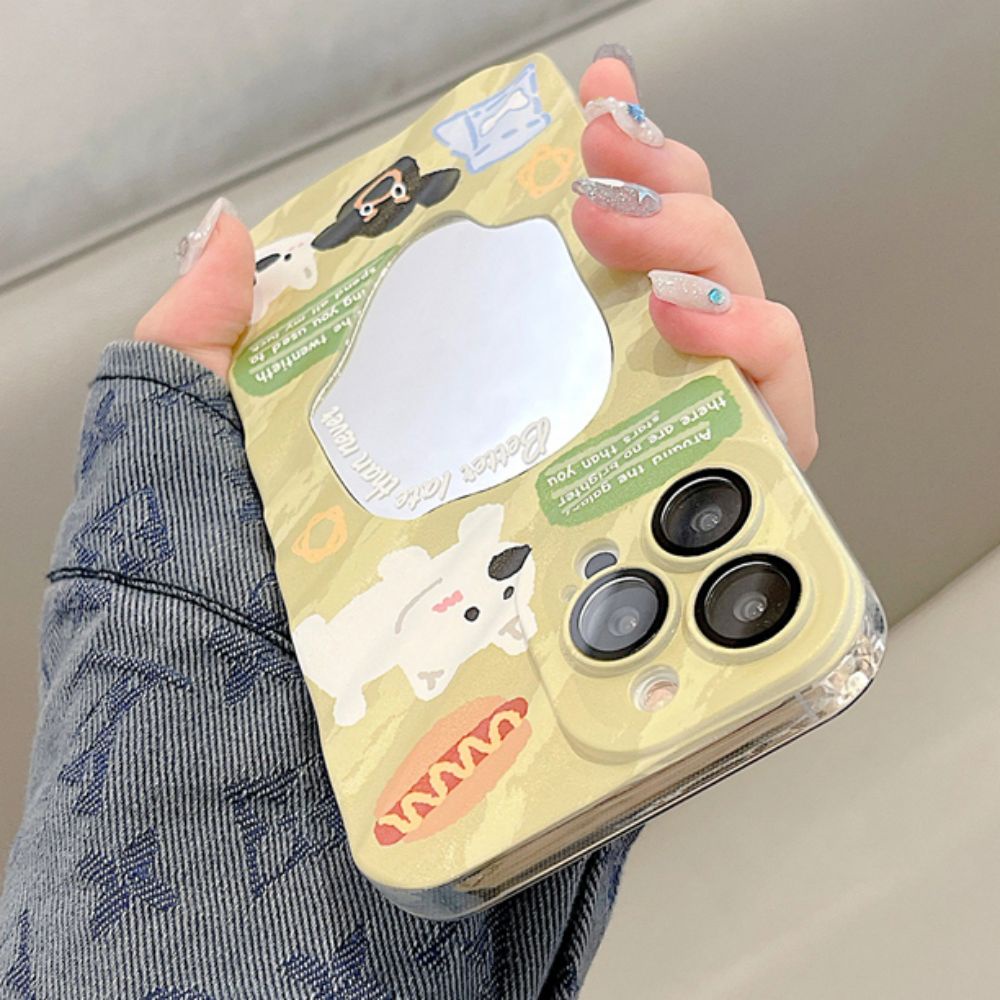 Ốp Điện Thoại TPU Mềm Chống Sốc Tráng Gương Họa Tiết Hoa Cúc Dễ Thương Dành Cho IPhone 11 12 13 14 Pro Max