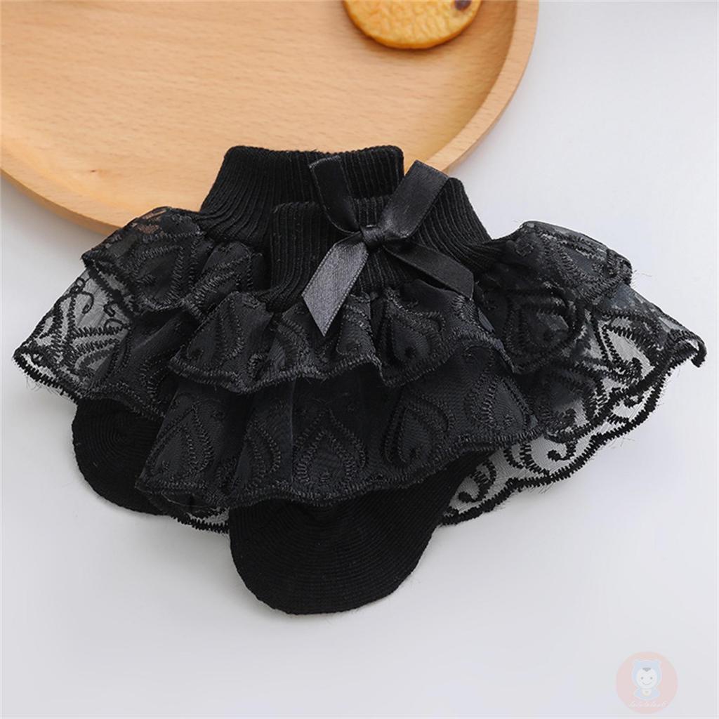 Vớ Đan Len Thoáng Khí Dễ Thương Cho Bé Gái LAA6-Kids