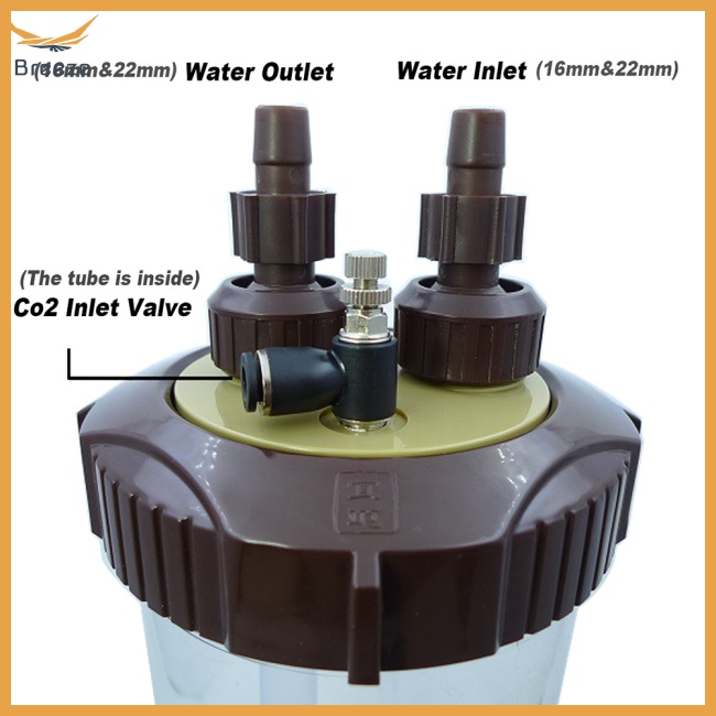 Ống Phun Nước Co2 2500ml Cho Bể Cá 12 / 16mm 16 / 22mm