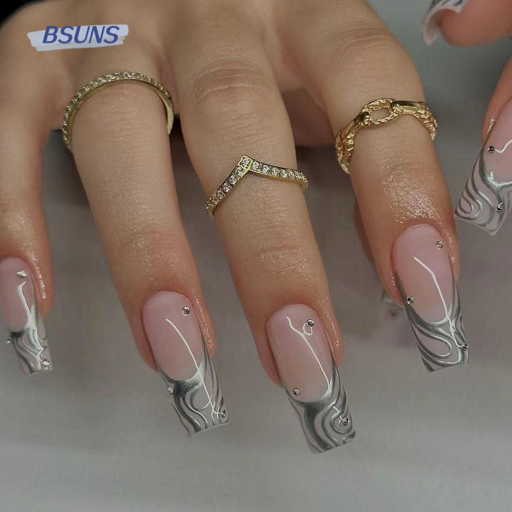 Bộ Móng Tay Giả Có Thể Tháo Rời Che Phủ Toàn Diện Thời Trang Cho Nữ