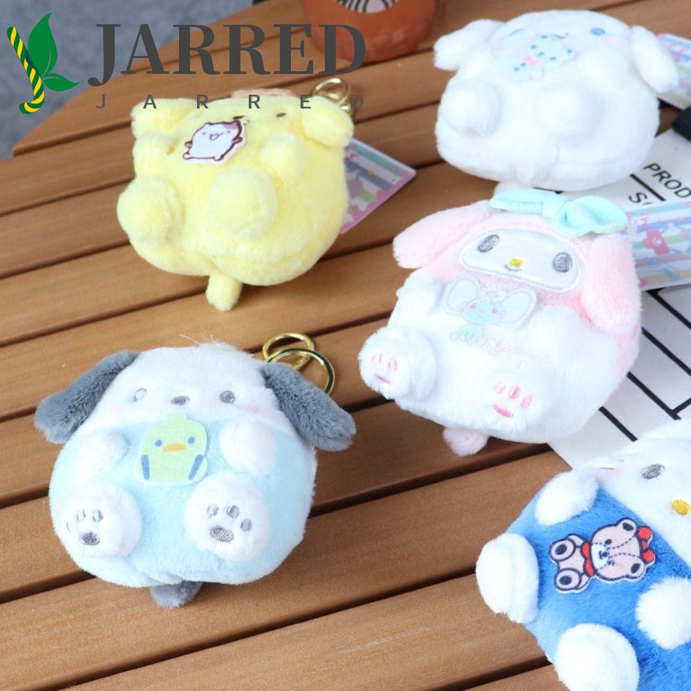 JARRED Túi Đựng Đồ Trang Điểm / Tai Nghe Mini Có Móc Khóa Hình Mèo Pochacco Cinnamoroll Hoạt Hình Nhồi Bông Giản Dị