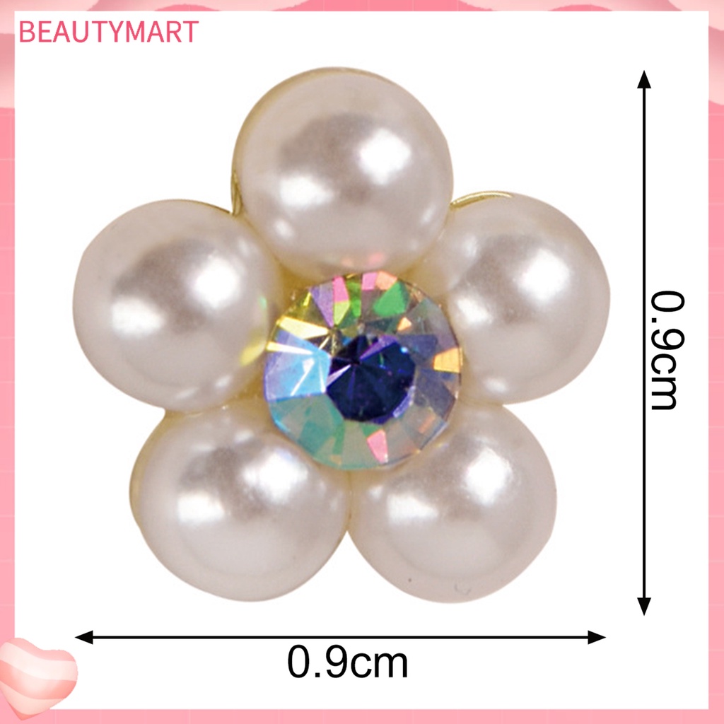 Set 5 Phụ Kiện Trang Trí Móng Tay 3D Bằng Hợp Kim Chống Rỉ Sét Cho Nữ