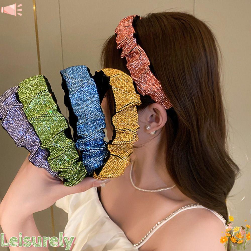 LEILY Băng Đô Vải Nhung Nhiều Màu Sắc Thời Trang Cho Nữ