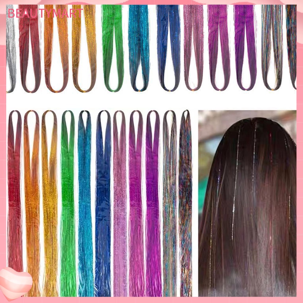 1 Bộ Dụng Cụ Kim Móc Kẹp Tóc Đuôi Chuột DIY Kháng Nhiệt 12 Màu Tùy Chọn