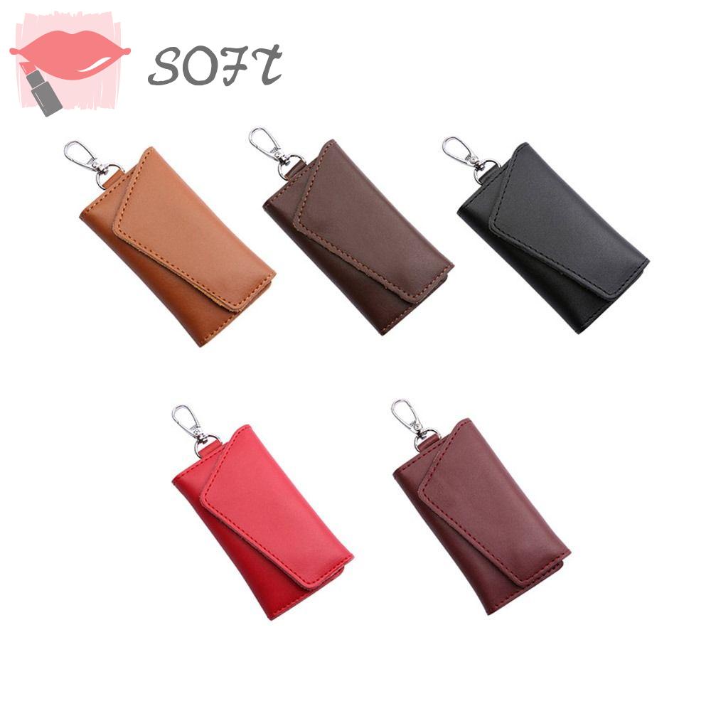 SOFTNESS Ví Đựng Tiền / Chìa Khóa Tiện Dụng Cho Nam Và Nữ Giá Đỡ