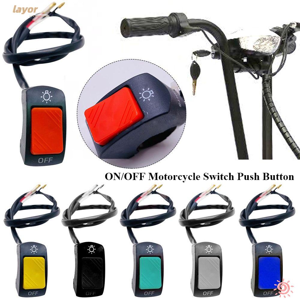 LAY Công Tắc Bật / Tắt Đèn Sương Mù 12v Gắn Tay Lái Xe Máy / Xe Hơi