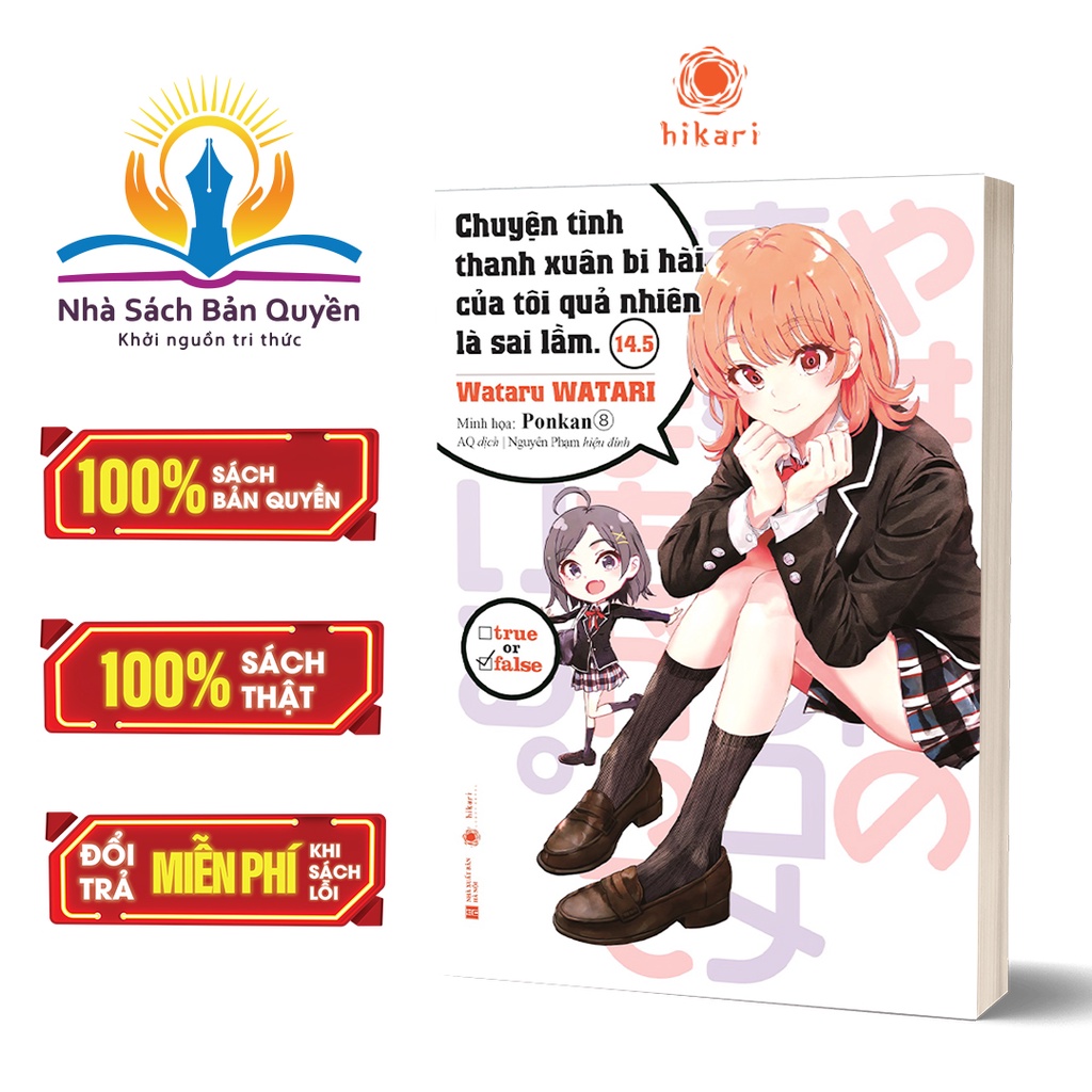 Sách - Chuyện tình thanh xuân bi hài của tôi quả nhiên là sai lầm 14.5