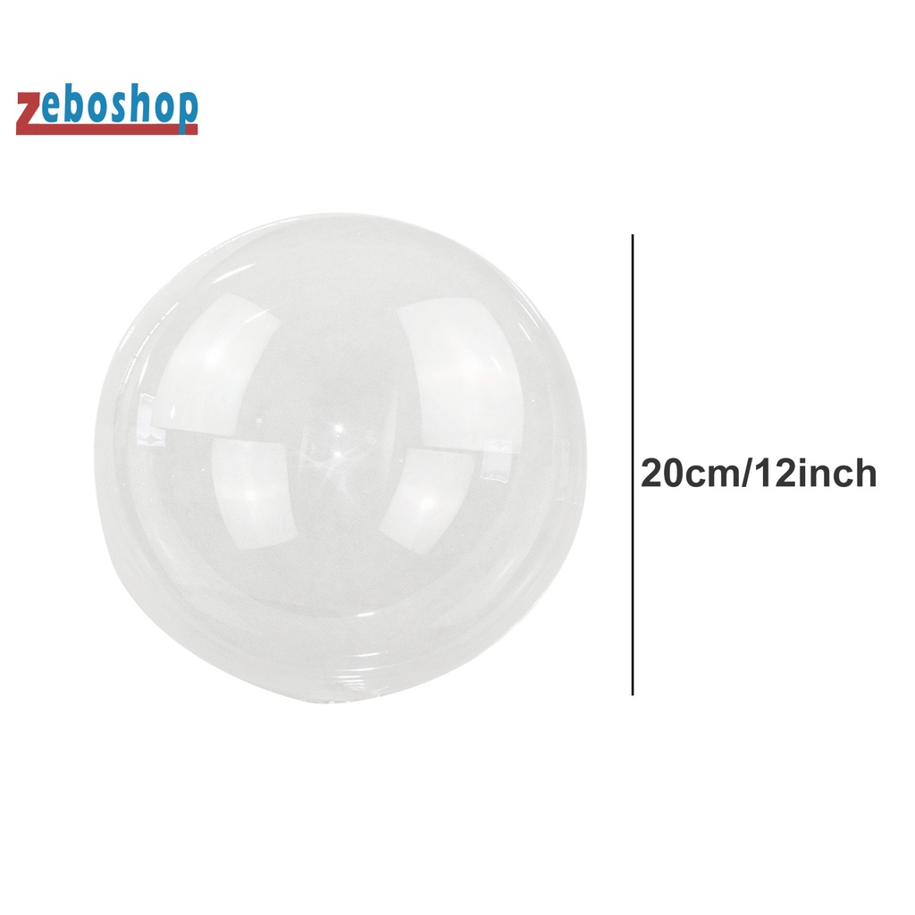 Set 50 Bong Bóng TPU Trong Suốt Độ Co Giãn Cao Dùng Trang Trí Tiệc Cưới / Sinh Nhật
