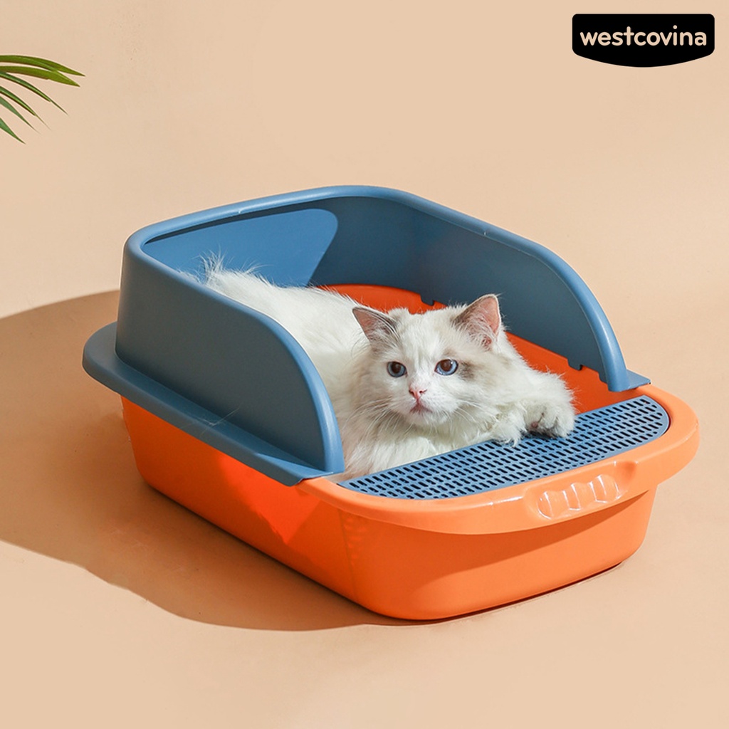[COD]♞Hộp Rào Bảo Vệ Mèo Chống Văng Màu Sắc Tương Phản Có Thể Tháo Rời Tiện Dụng