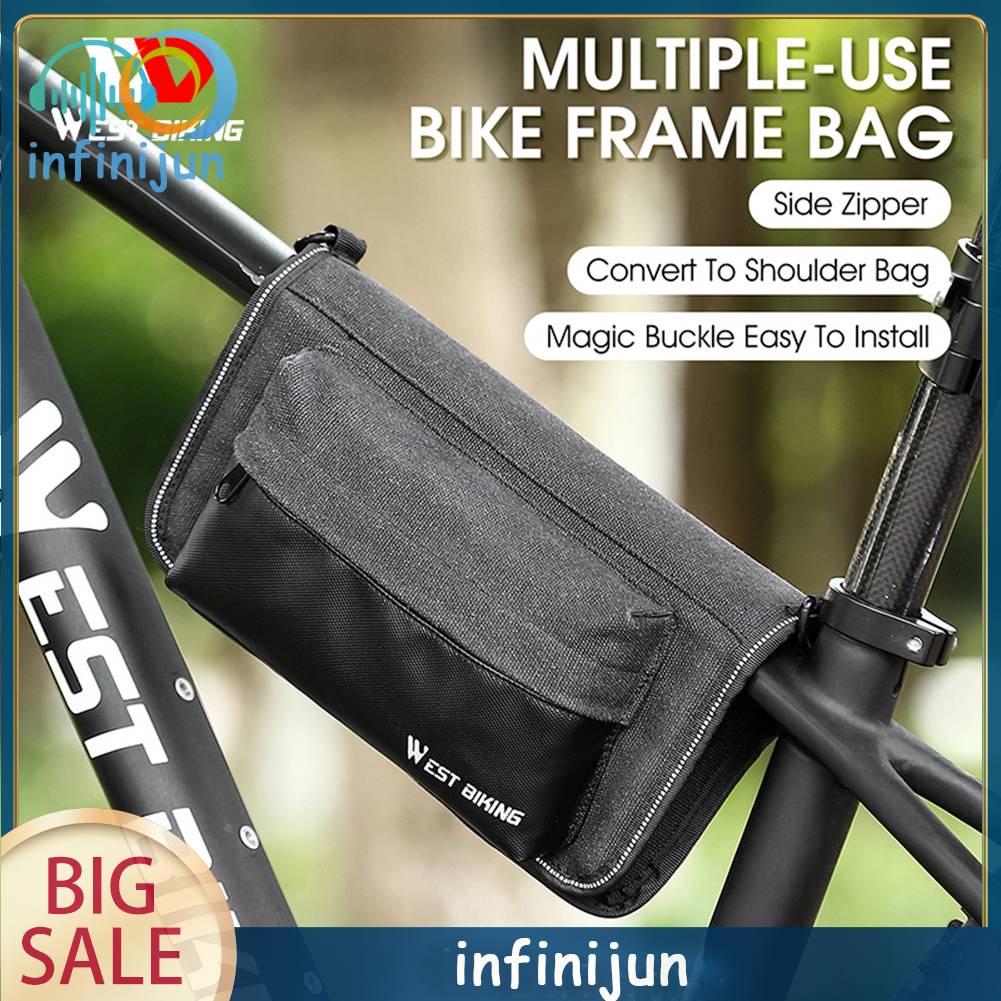 Túi Đựng Đồ Gắn Khung Trước Xe Đạp Chống Trượt Tiện Dụng