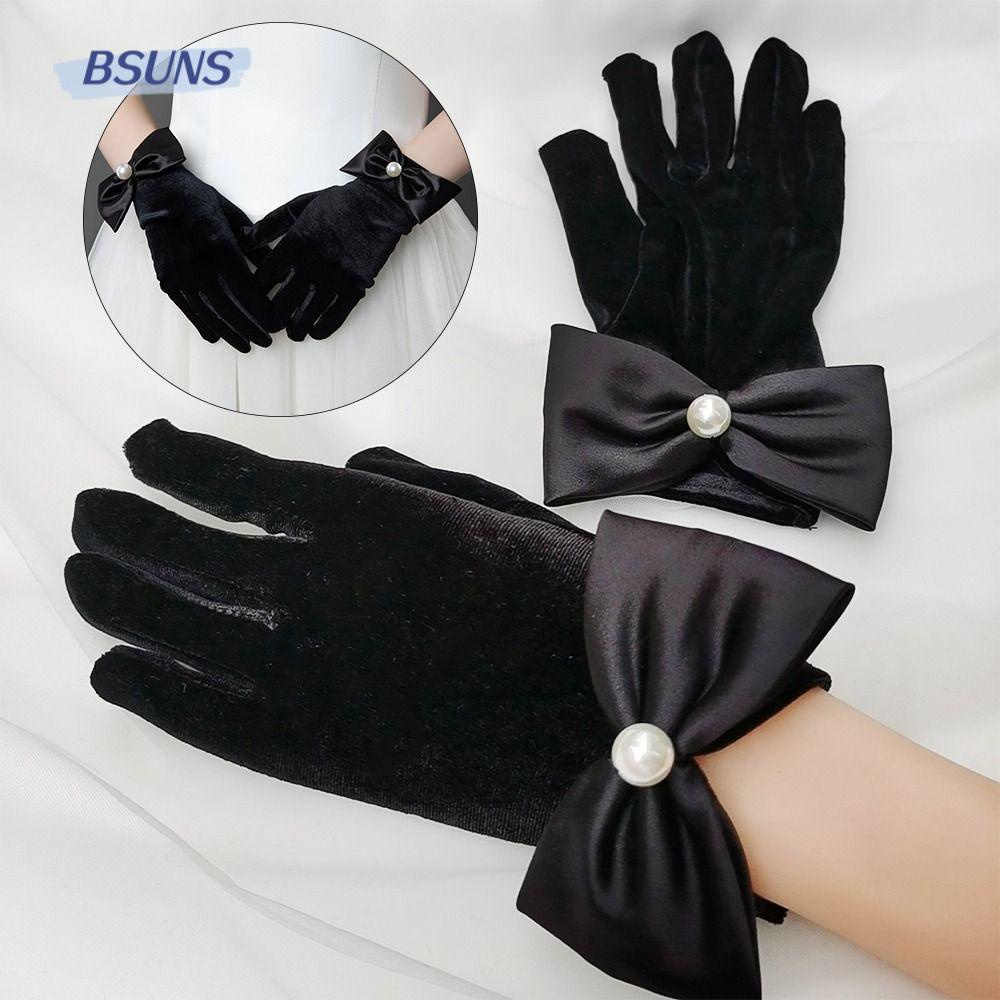 BSUNS Găng Tay Cô Dâu Thiết Kế Sang Trọng Quý Phái