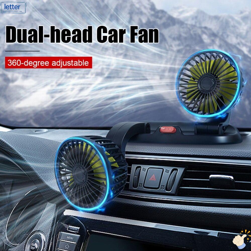 LET Quạt Làm Mát 5 / 12V Xoay Được Cho Văn Phòng / Nhà Cửa