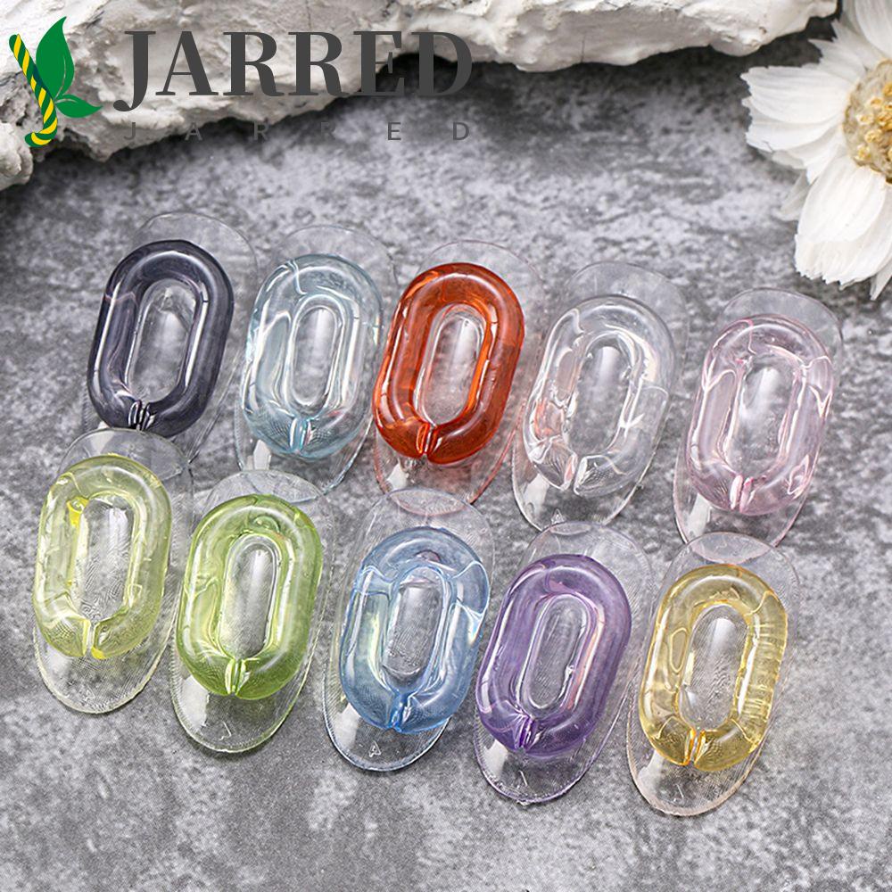 JARRED Nhẫn Đính Móng Tay Nhiều Màu Sắc Phong Cách Vintage