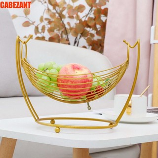 Rổ đựng trái cây / rau củ quả hình võng sáng tạo bằng dây sắt