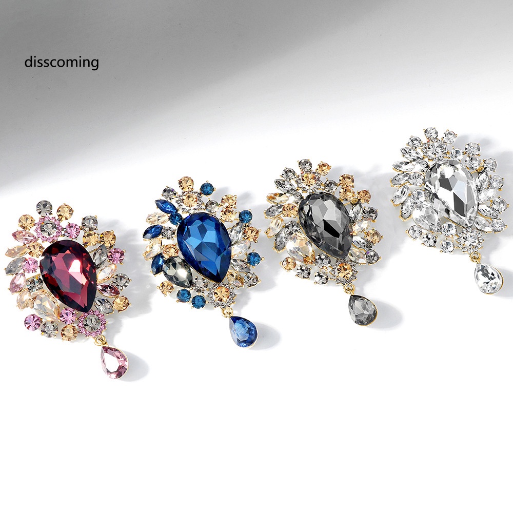 Áo Thun Tay Ngắn In Chữ SL| Trâm Cài Áo Pha Lê Siêu Lấp Lánh Sang Trọng Phong Cách Âu Mỹ