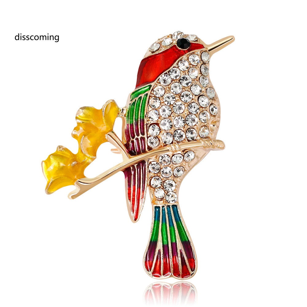 Đầm Nữ Kiểu Dáng Dễ Thương Xinh Xắn Hợp Thời Trang| Trâm Cài Áo Hình Chú Chim Nhiều Màu Sắc Dễ Thương