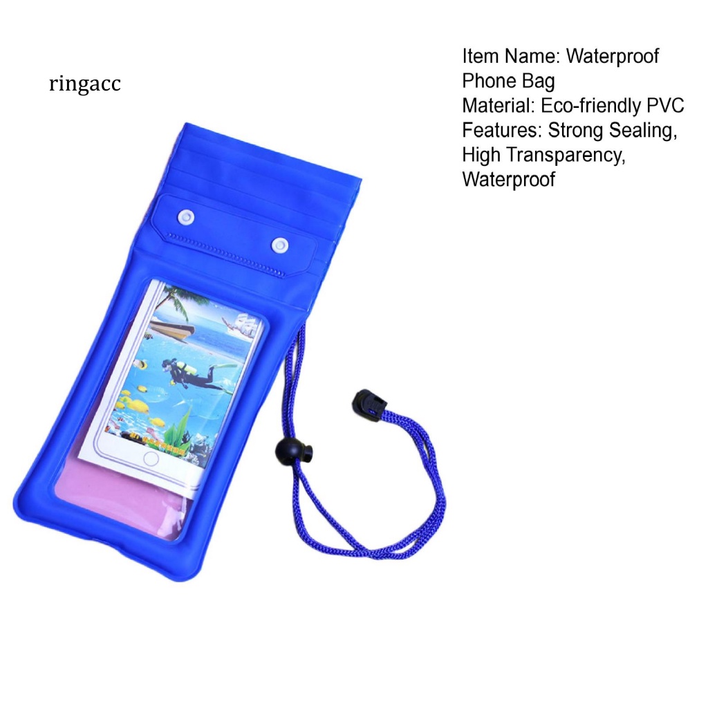 Túi Đựng Điện Thoại Cảm Ứng Chống Nước Mịn Màng Khi Đi Bơi