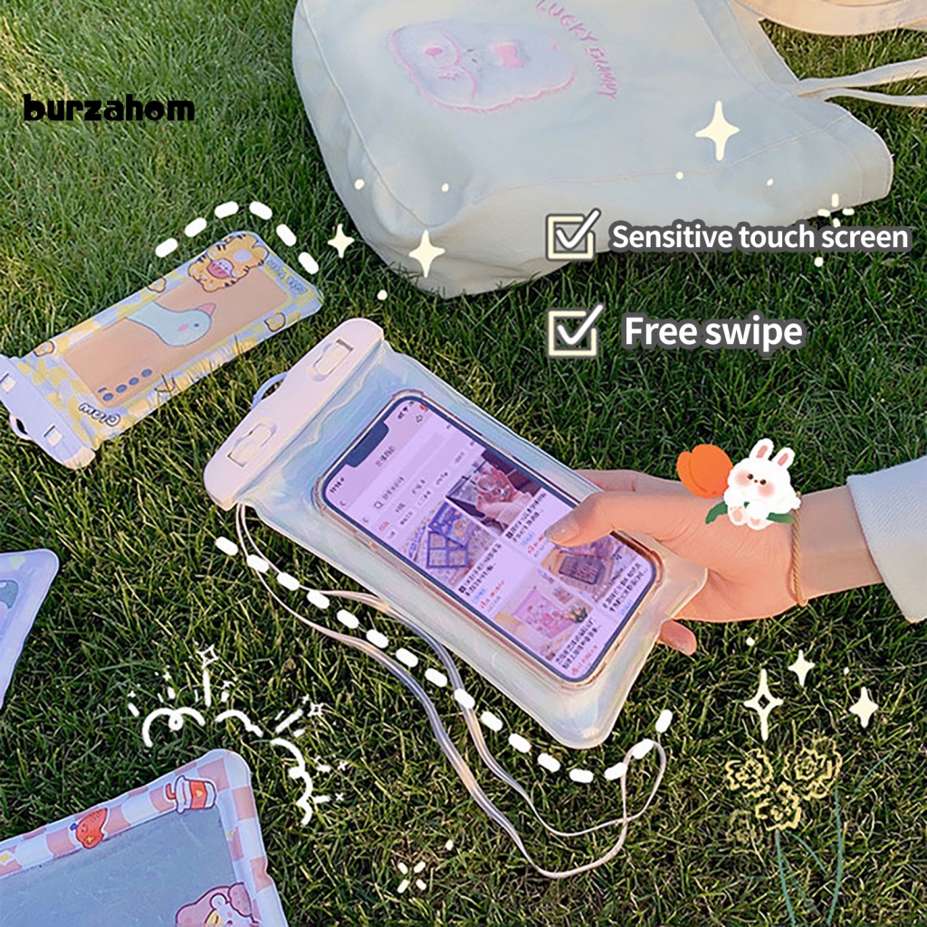 Túi Đựng Điện Thoại Đeo Cổ Chống Nước Thân Thiện Với Môi Trường Họa Tiết Hoạt Hình