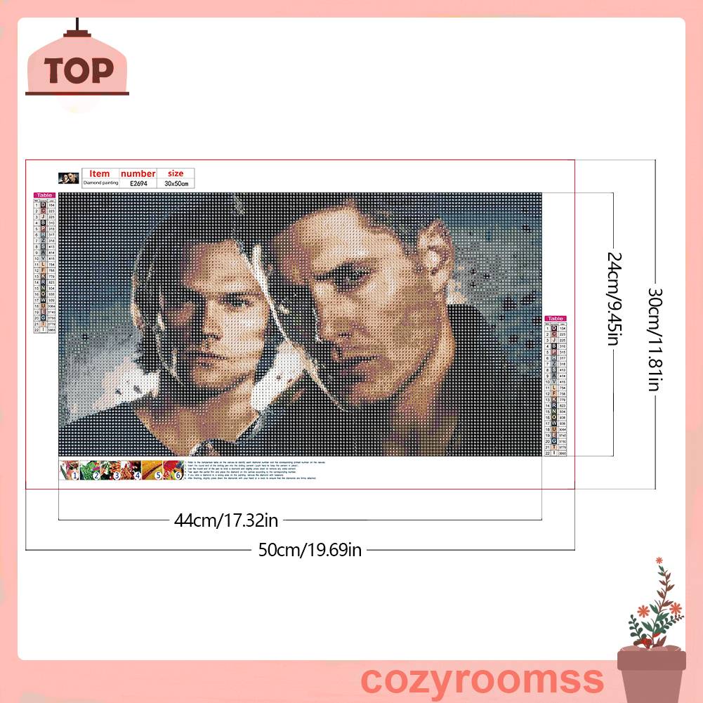 Tranh Đính Đá Kim Cương Toàn Bộ 5D DIY Hình Vẽ Siêu Nhiên