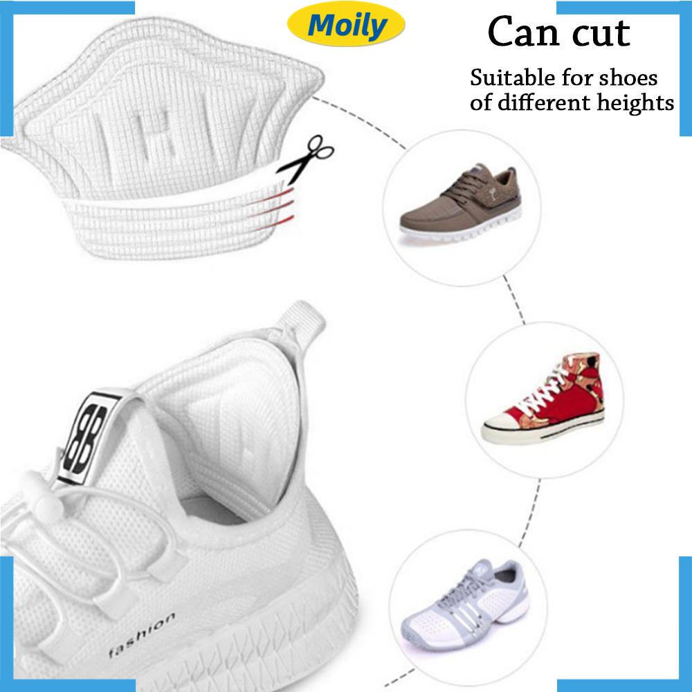 MOILYVN 2 Miếng Dán Gót Giày Thể Thao Chống Mòn Có Thể Điều Chỉnh Kích Cỡ