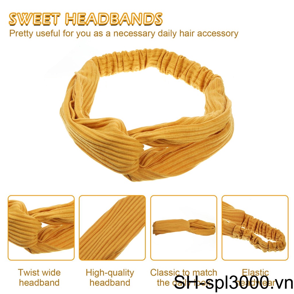 Set 8 Băng Đô Thể Thao Co Giãn Thấm Hút Mồ Hôi Tiện Dụng