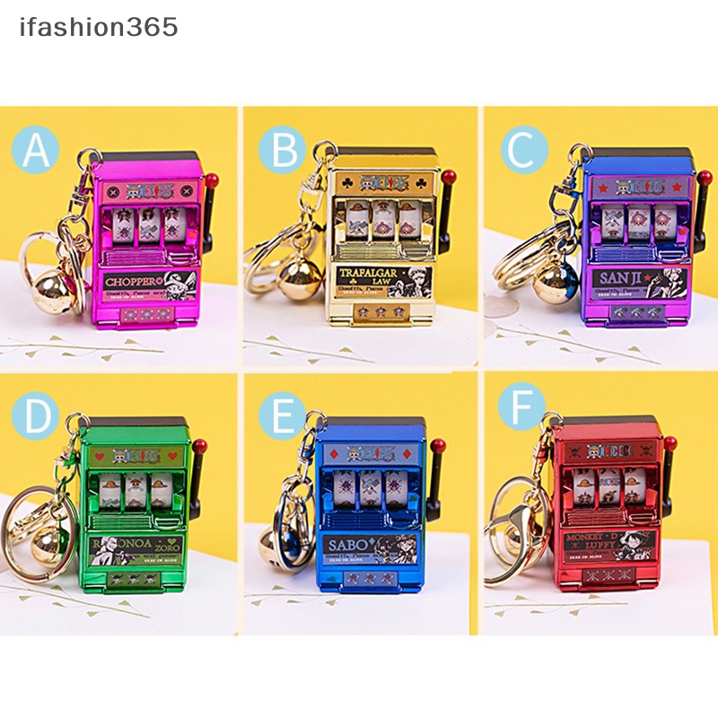 1 Máy Jackpot Mini Dạng Móc Khóa Có Khe Cắm Trái Cây Vui Nhộn ifashion365