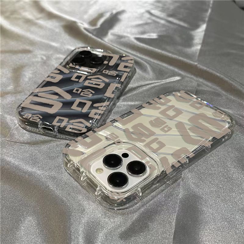 Ốp Điện Thoại Mềm Trong Suốt In Chữ Dễ Thương Cho iPhone14promax 1312 / 11 7 / 8plus xr / sins ZS1T